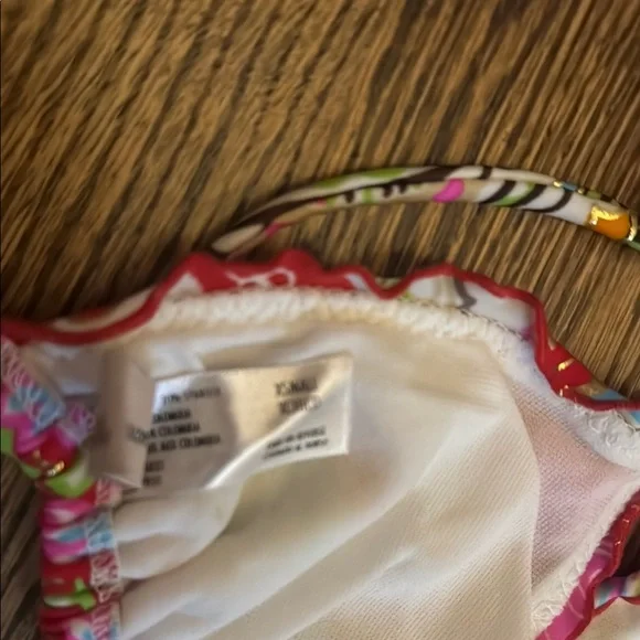 Luli Fama Colorful Paisley Bikini Top XS bottom S - Picture 12 of 12